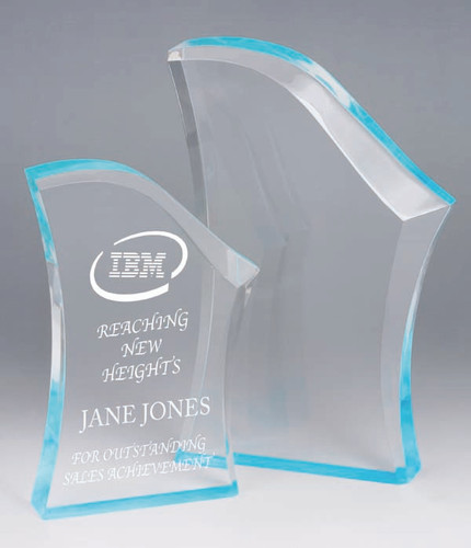 Accent Series Acrylic Award Aqua