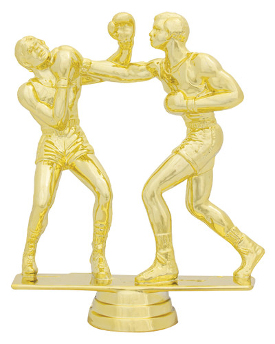 Double Boxing Figure on base Trophy 155mm