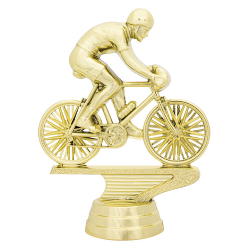 Male Cycling Road Race Figure on base Trophy