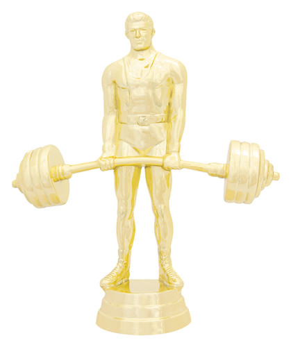 Weightlifting Figure on base Trophy