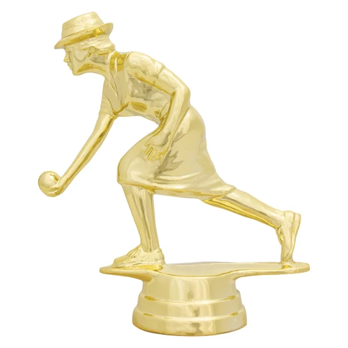 Female Lawn Bowls Figure on base Trophy