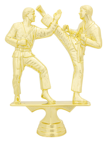 Male Double Karate Figure Trophy