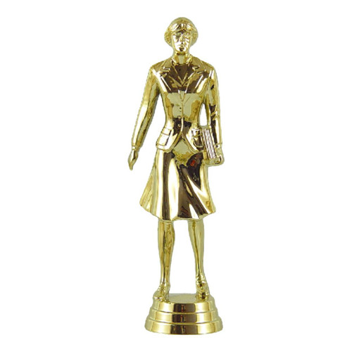 Female Sales Business Figure on base Trophy