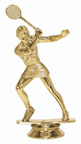 Female Squash Figure on base Trophy