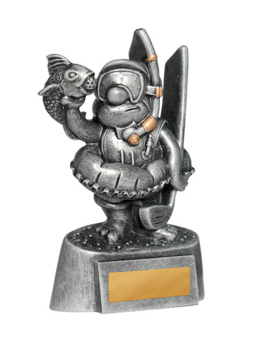In the Water Golf Character Novelty Trophy