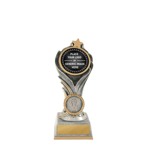 Flame Tower Trophy with Insert or Logo 150mm