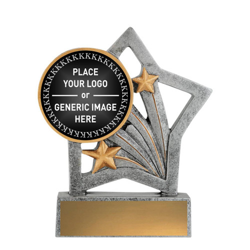 Flash Star Holder Trophy with Insert or Logo 50mm