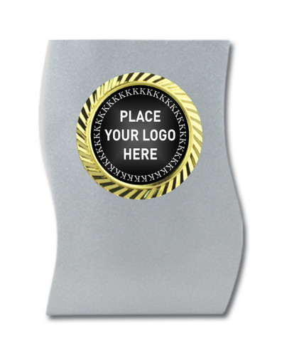 Summit Series Silver Ribbon Small Trophy Gold Holder