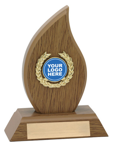 Wood Flame Trophy Small 140mm
