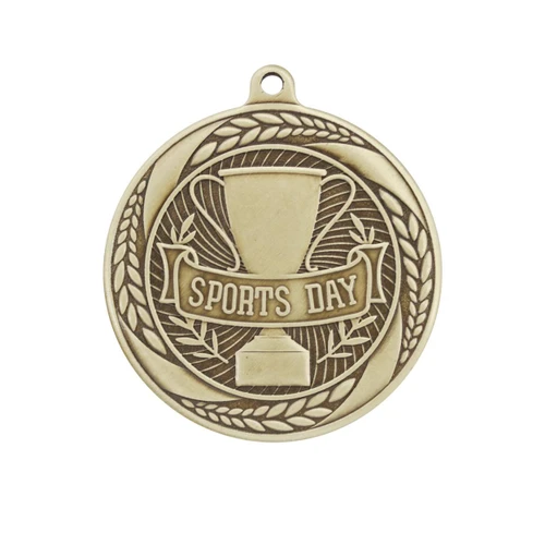 Linz Series Sports Day Medal Antique Gold