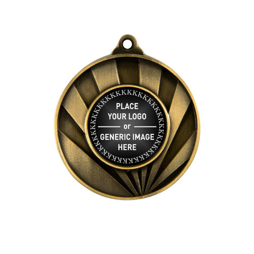 Sunrise Series Insert Medal Gold