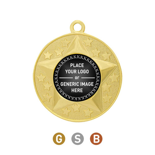 Stars Insert Medal 50mm