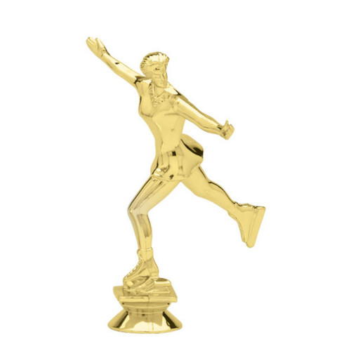 Female Ice Skating Figure on Base Trophy