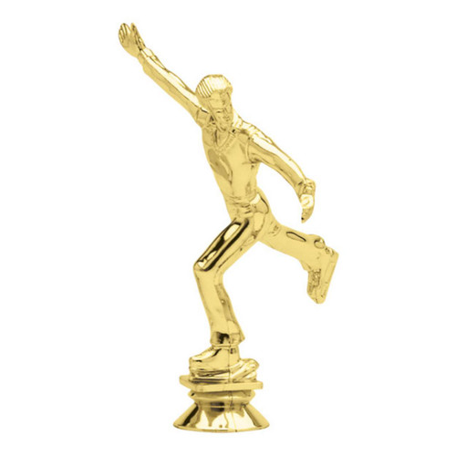 Male Ice Skating Figure on Base Trophy