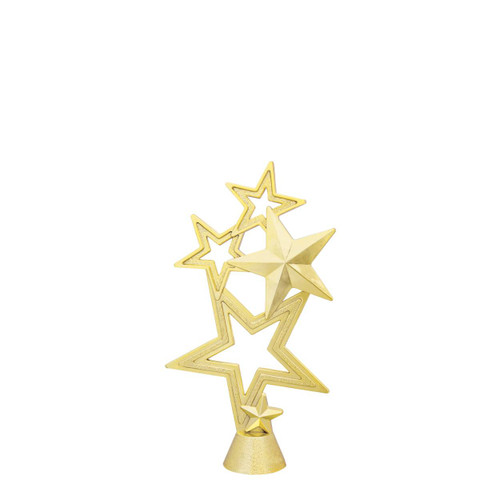 5 Star Figure on Base Trophy 135mm