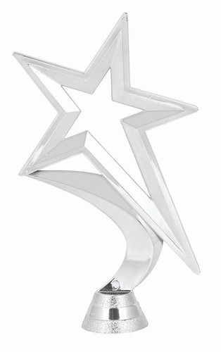 Shooting Star Silver Figure Trophy