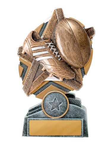 Starburst Series Aussie Rules Trophy 130mm 24A-RS3