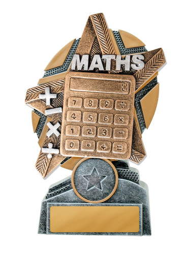 Starburst Series Maths Trophy 130mm 24A-RS40