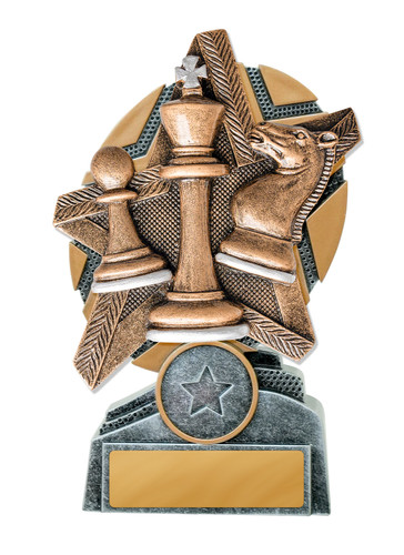 Starburst Series Chess Trophy 130mm 24A-RS43