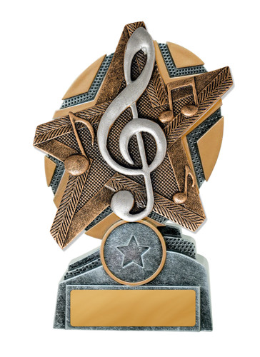 Starburst Series Music Trophy 130mm