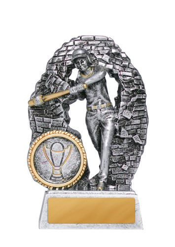 Crash Through Series Female Baseball/Softball Trophy 110mm 1010-5FA