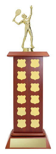 Highspire Timber Perpetual trophy with figure