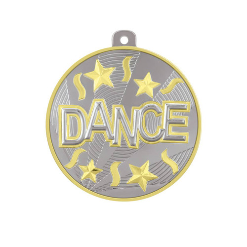 Lumina Dance Medal Shiny Silver/Gold