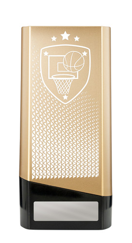 Gold Block Series Basketball Trophy 160mm 26A-VS7