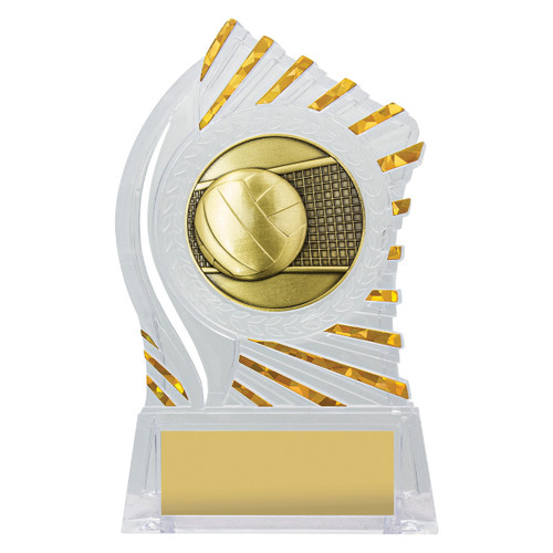 Solar Series Acrylic Volleyball Trophy