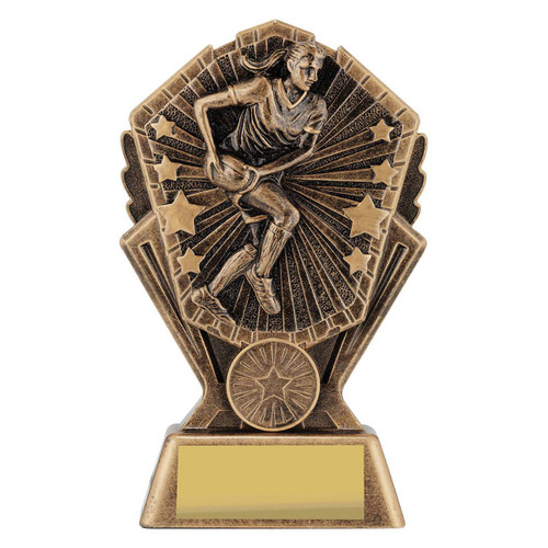Cosmos Series Female Rugby Trophy 150mm