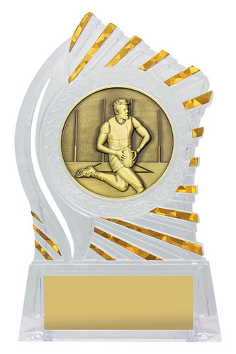 Solar Series Acrylic Aussie Rules Male Trophy