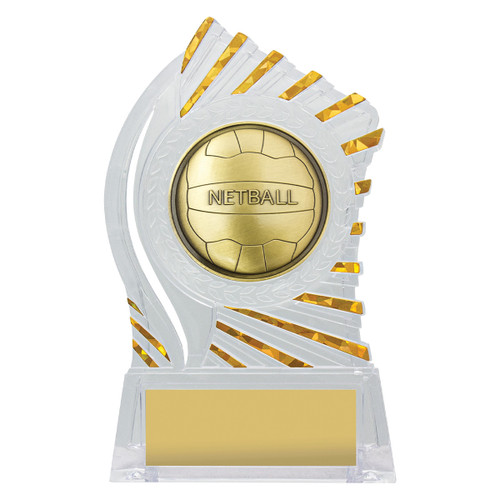 Solar Series Acrylic Netball Trophy