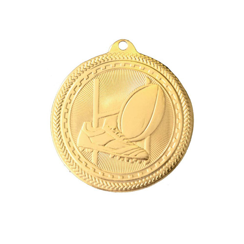 Bright Medal Rugby Gold