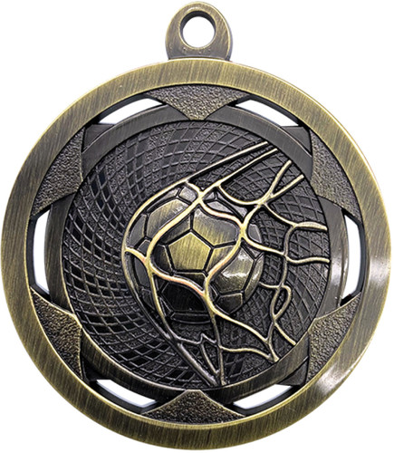 Strata Medal Football Antique Gold