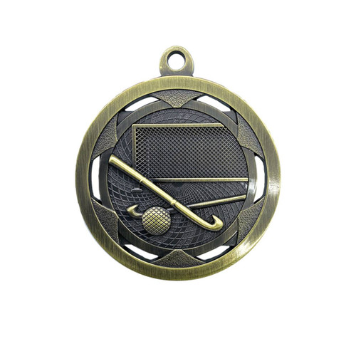 Strata Medal Hockey Antique Gold