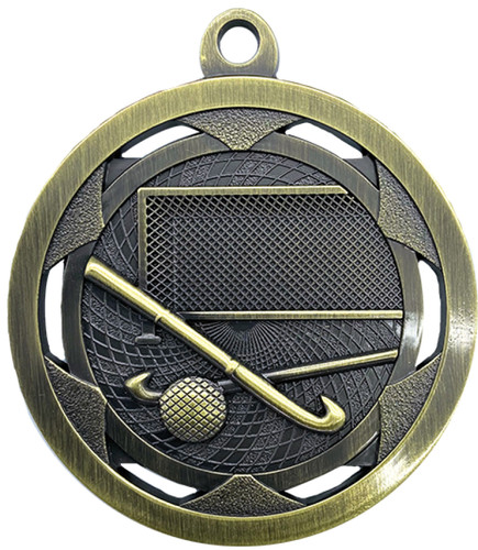 Strata Medal Hockey Antique Gold