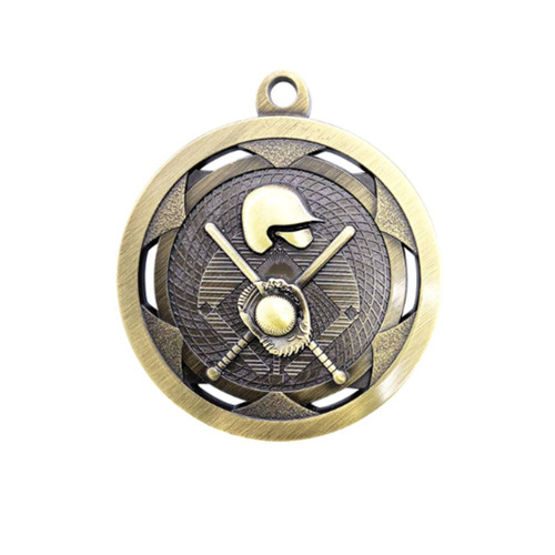 Strata Medal Baseball/Softball Antique Gold