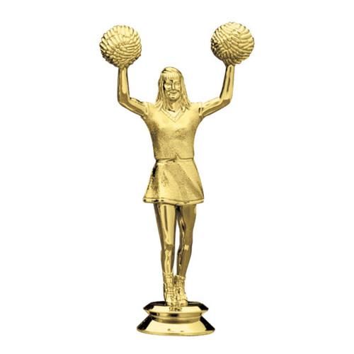 Pom Pom Cheerleader Figure on base Trophy 170mm