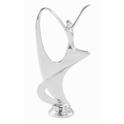 Silver Dance Abstract Movement Figure on base Trophy