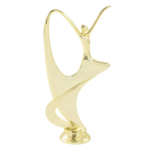 Gold Dance Abstract Movement Figure on base Trophy