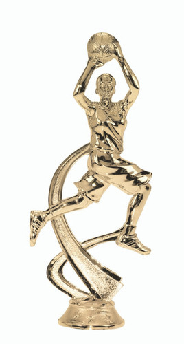 Basketball Shooting Layup/dunk Female Figure on base Trophy