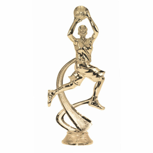 Basketball Shooting Layup/dunk Female Figure on base Trophy