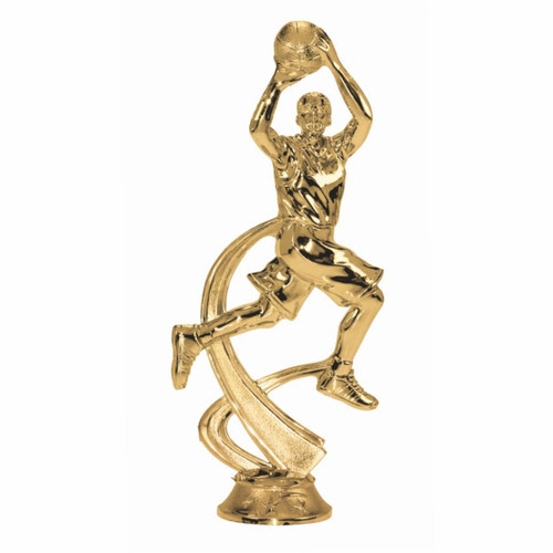 Basketball Shooting Layup/dunk Male Figure on base Trophy