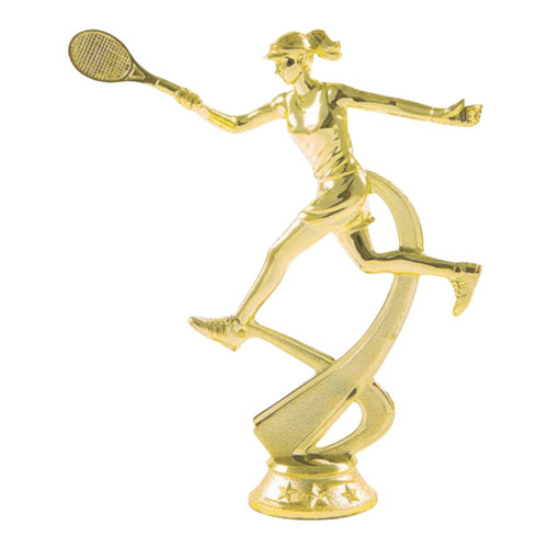 Tennis Forehand Female Figure on base Trophy