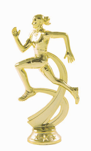 Athletics Sprint Female Figure on base Trophy