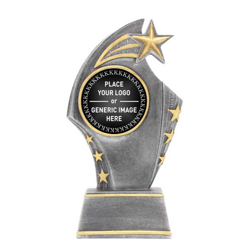 Shooting Star Holder Trophy with Insert or Logo 175mm