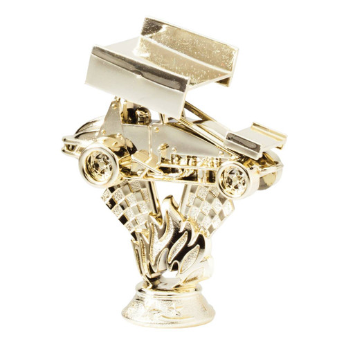 Sprintcar Speedway Figure on Base Trophy