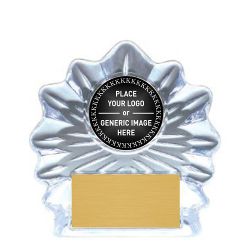Starburst Acrylic Stand Clear 130mm