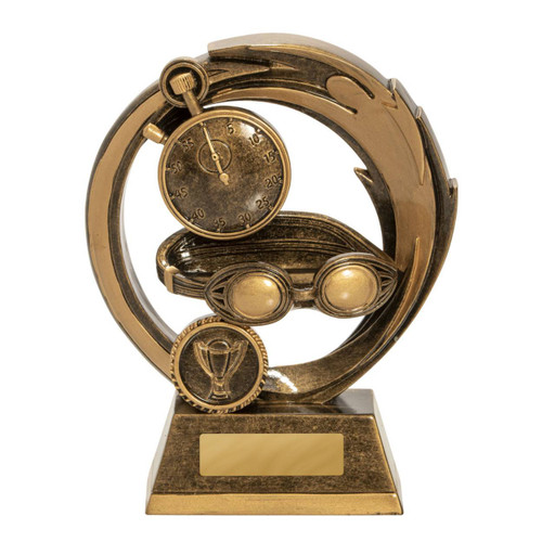 Azzurro Series Swimming Trophy 155mm