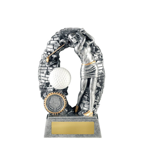 Crash Through Series Female Golf Trophy 160mm